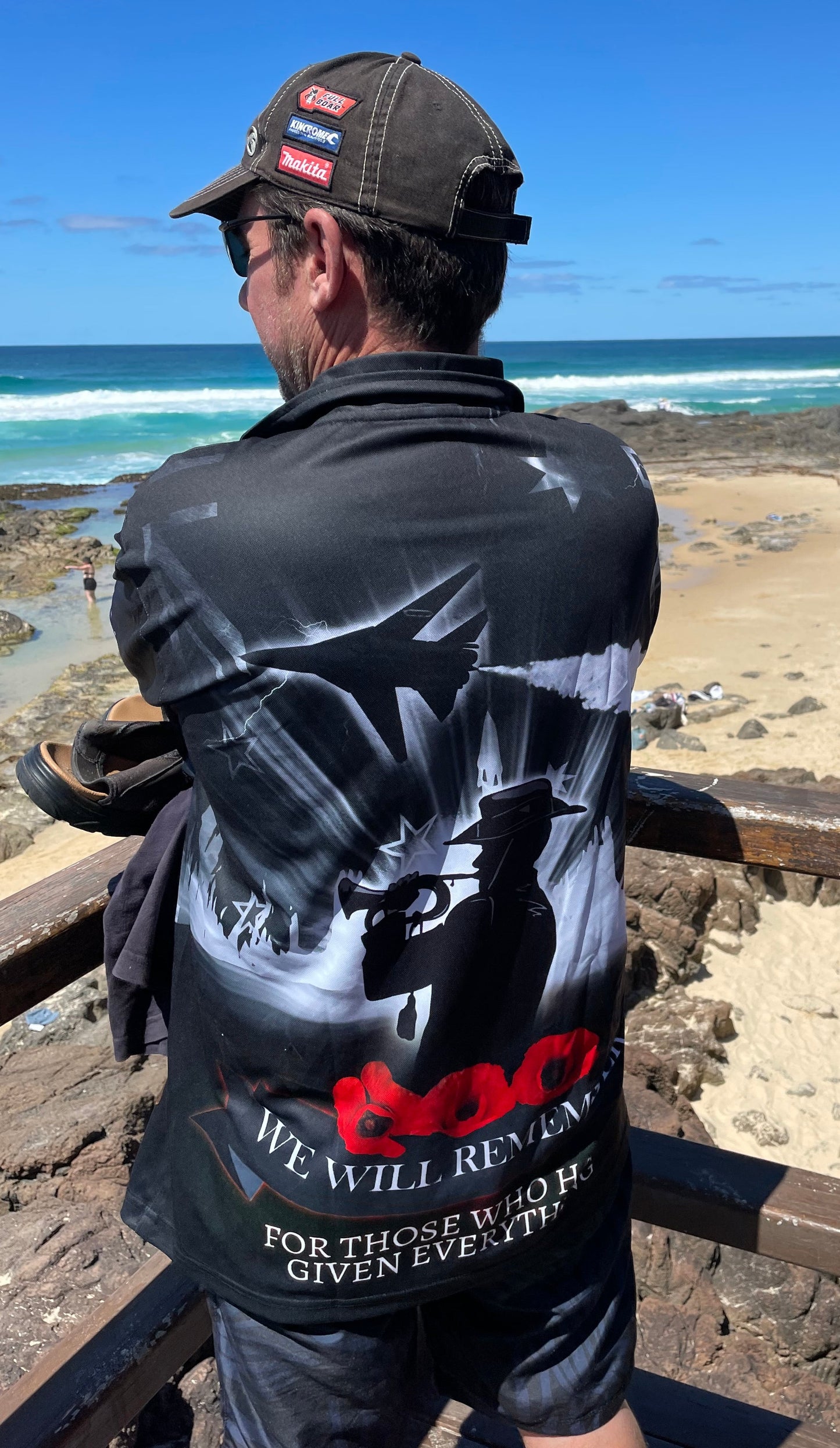 Anzac Grey Polo Shirt