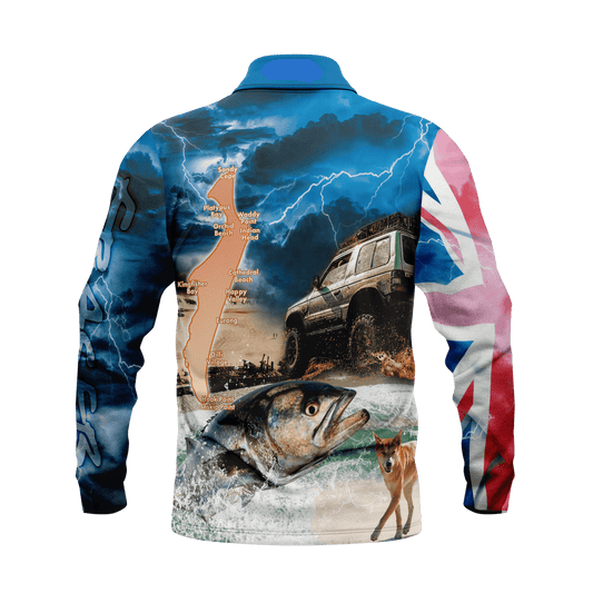 K-ozsportz long sleeve fishing shirt OZFS
