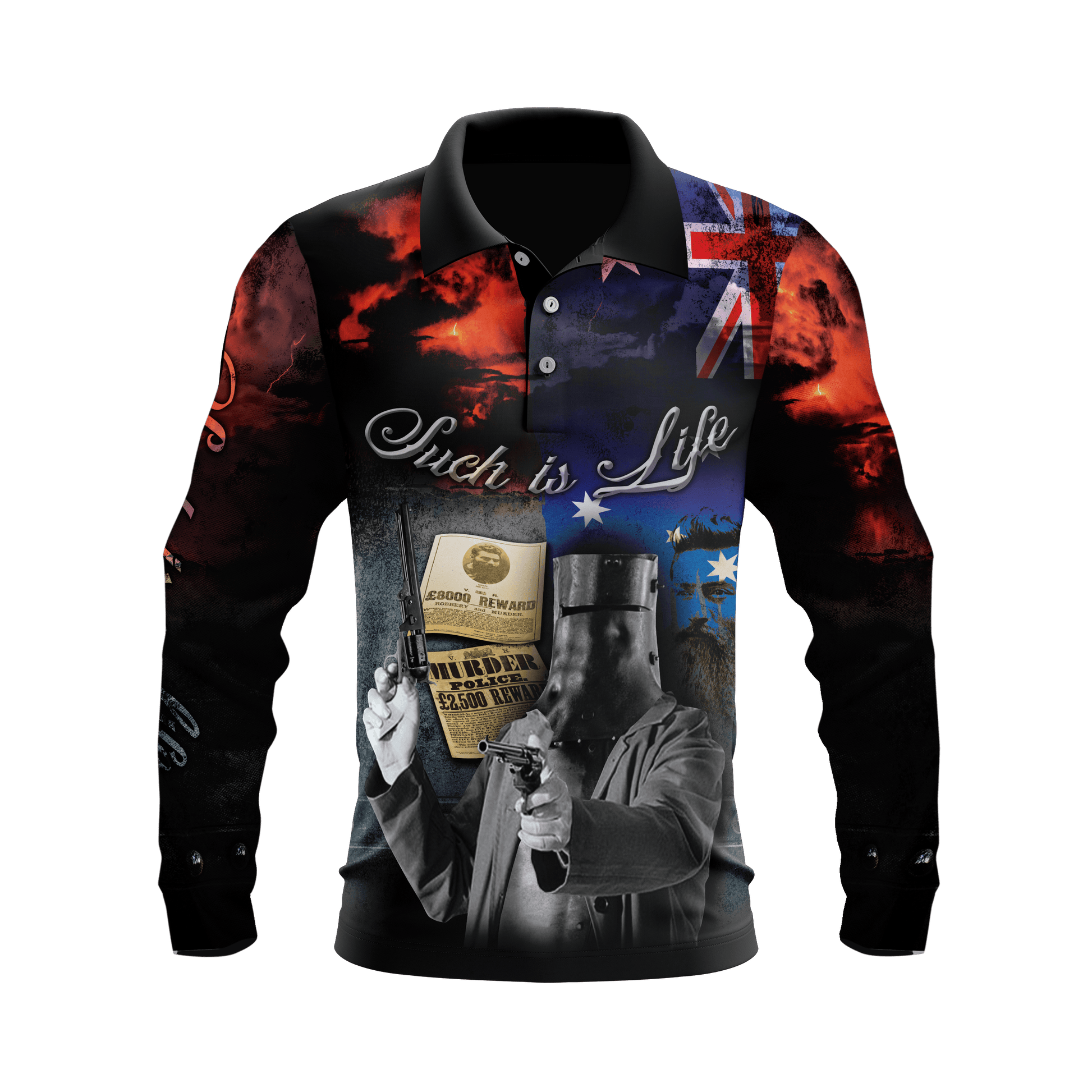 Ned Kelly Polo Shirt - K-ozSportz